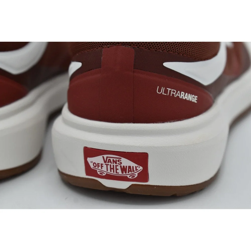 Vans Womens Size 8.5 MTE Ultrarange 2.0 RW Bordeaux Red Lace Up Sneakers Shoes